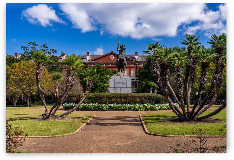 Statue of Major General Andrew Jackson in New Orleans park by Steve Heap