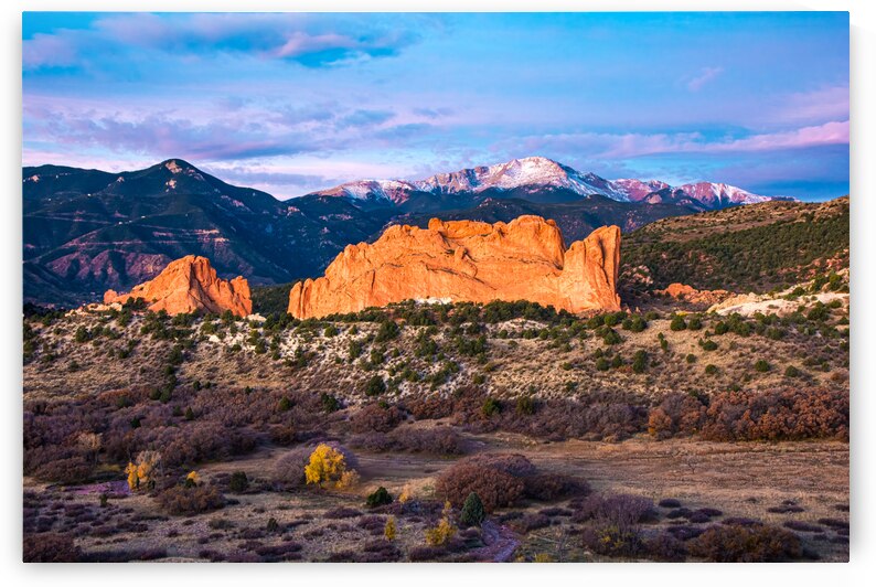 Colorado Garden Of The Gods With Pikes Peak by Prairie Wind Imagery