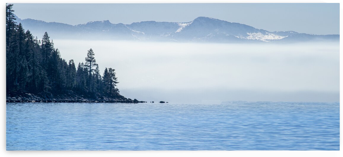 Lake Tahoe Mist Panorama by Frank Wilson