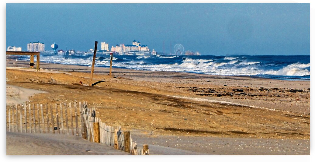 Ocean City from Assateague Island by Bill Swartwout Photography