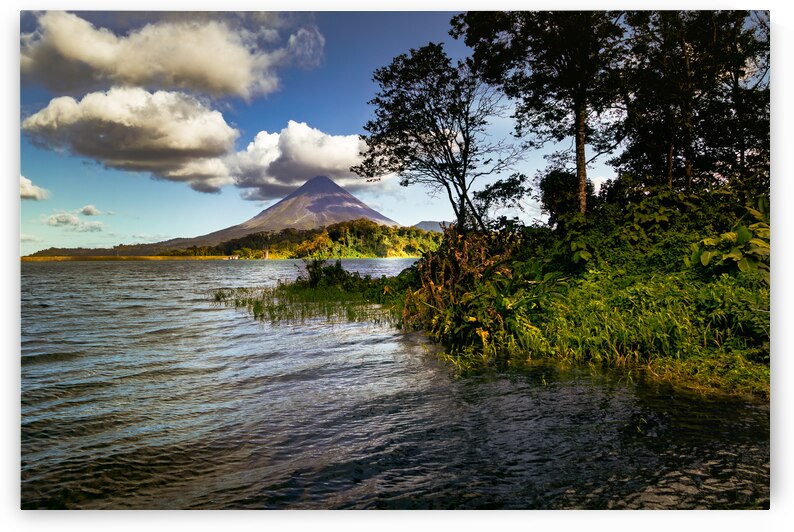 Arenal Volcano Lake Landscape by Norma Brandsberg Photography