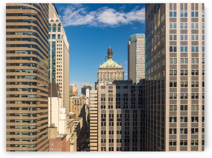 Office buildings panorama around 45th Street in New York by Steve Heap