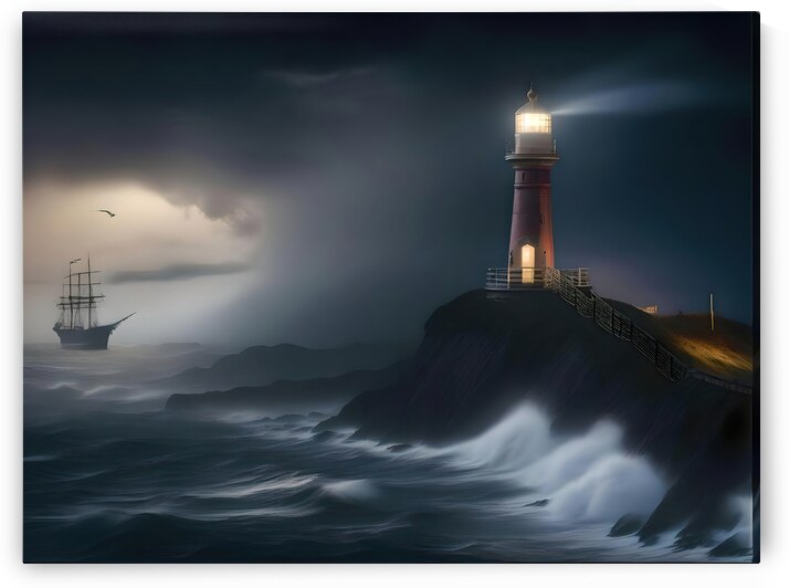 Lighthouse on the Cliff by Bill Swartwout Photography