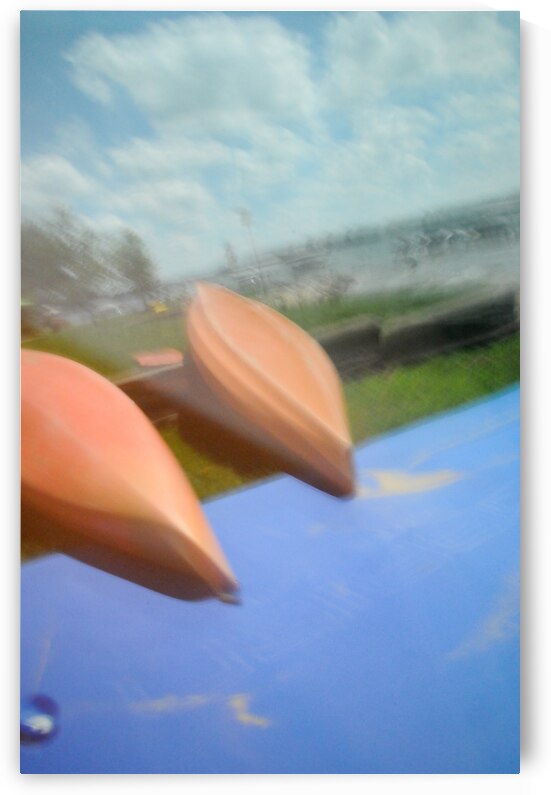 Kayaks on the Lake by Peter Sturgis