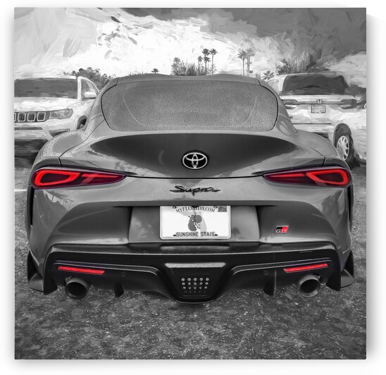 2022 Blue Toyota Supra GR X 1 by Rich Franco