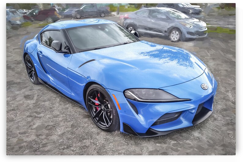 2022 Blue Toyota Supra GR X 4 by Rich Franco
