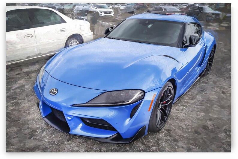 2022 Blue Toyota Supra GR X 5 by Rich Franco