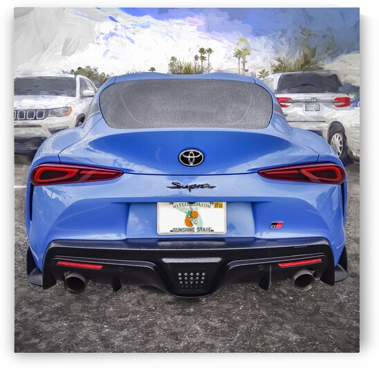 2022 Blue Toyota Supra GR X 6 by Rich Franco