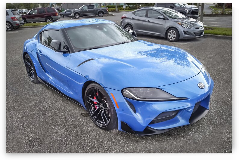 2022 Blue Toyota Supra GR X 7 by Rich Franco
