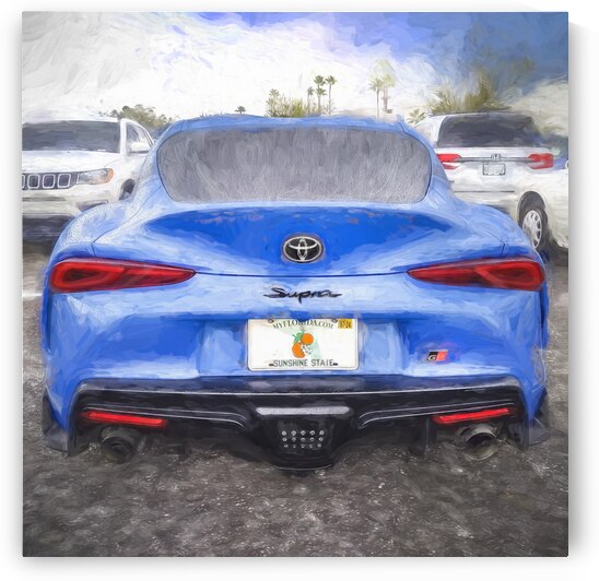 2022 Blue Toyota Supra GR X 8 by Rich Franco