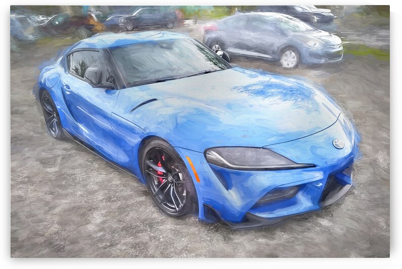 2022 Blue Toyota Supra GR X 9 by Rich Franco