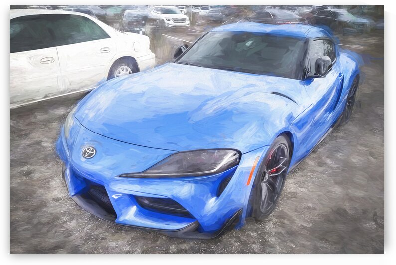 2022 Blue Toyota Supra GR X 11 by Rich Franco