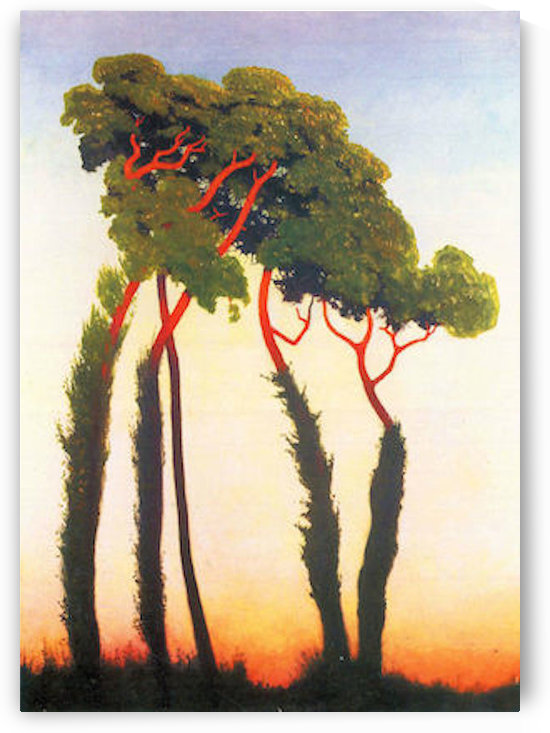 Five Trees by Felix Vallotton