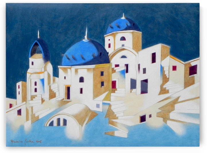 Memory of Santorini by federicocortese