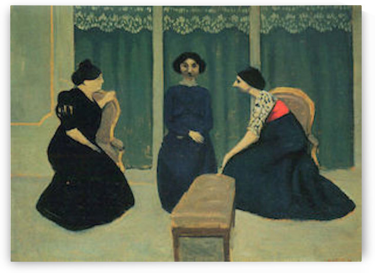 Gossip by Felix Vallotton