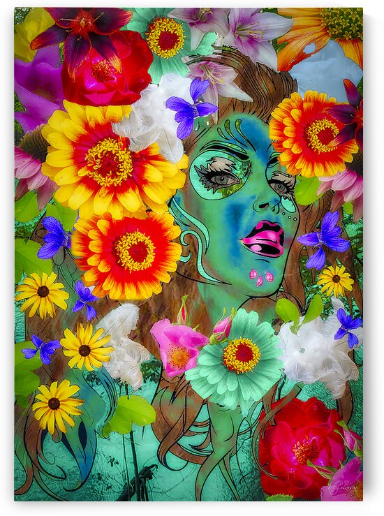 Roses Face by Kelly S Larson