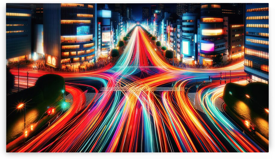 Neon Lanes - GIA2401-0129-ILU by JordiCarrio