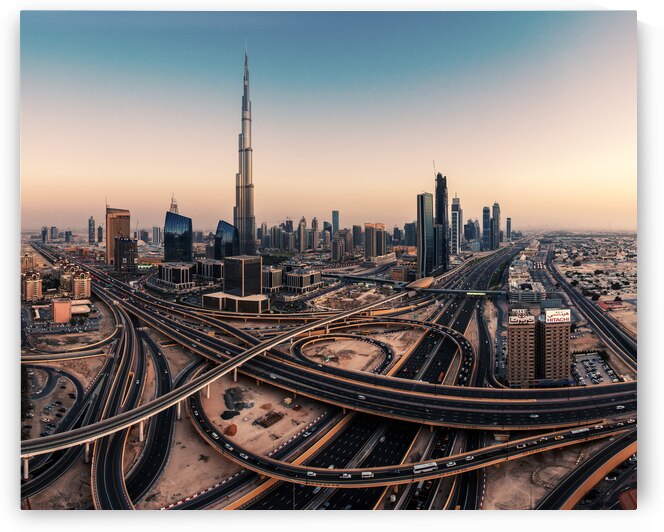 Dubai Skyline Panorama by 1x