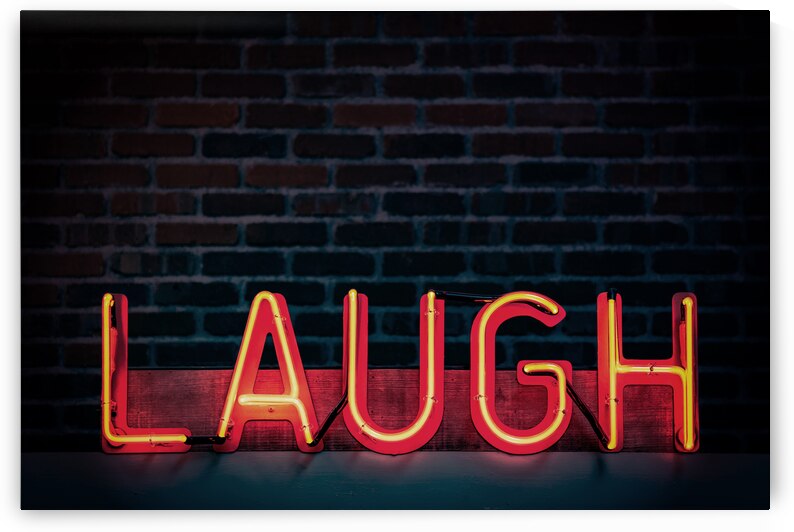 Laugh in Neon by 1x