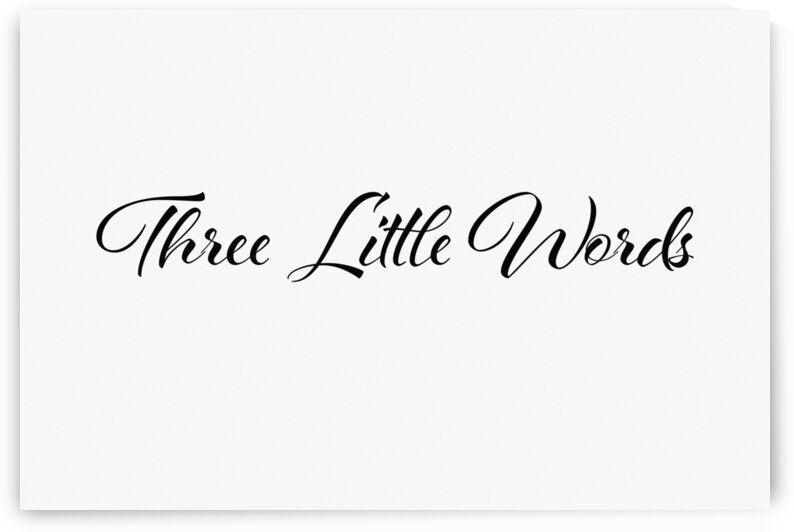 Three little words by 1x