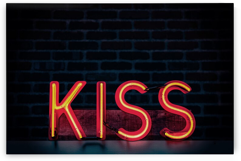 Kiss in Neon by 1x