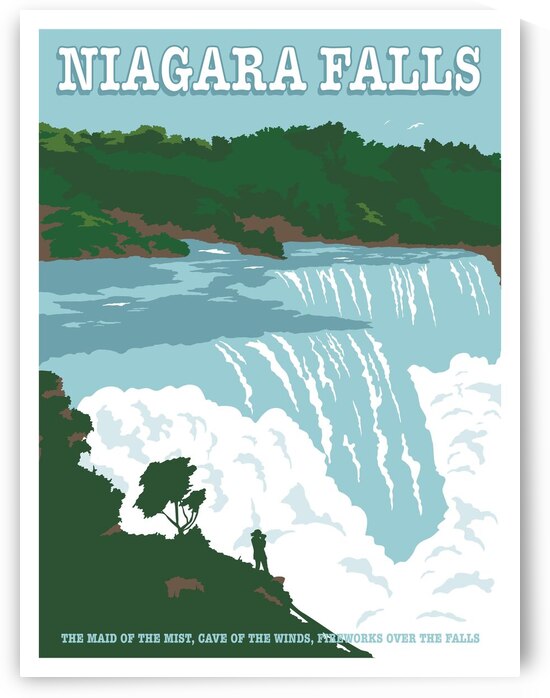 Niagara FallsTravel Print by 1x