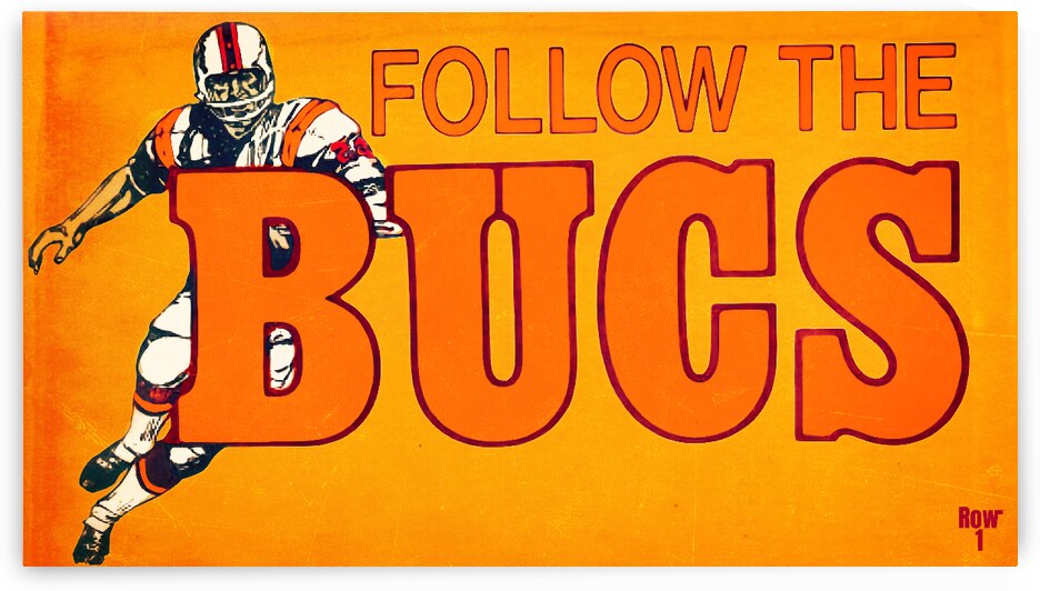 Retro Tampa Bay Bucs Throwback Remix by Row One Brand