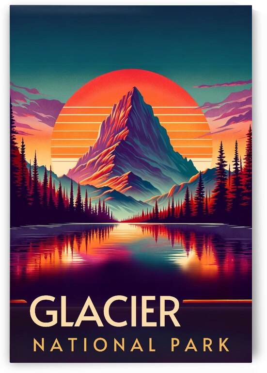 Glacier National Park - Poster by Swiftly