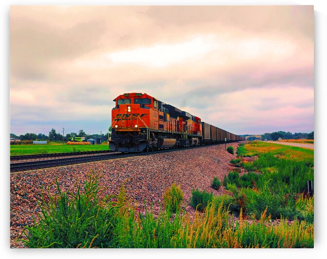 Burlington Northern Santa Fe Locomotive 8540 by Bill Swartwout Photography