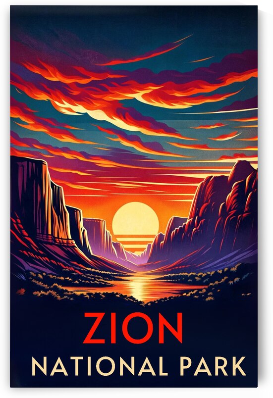 Zion National Park - Poster by Swiftly