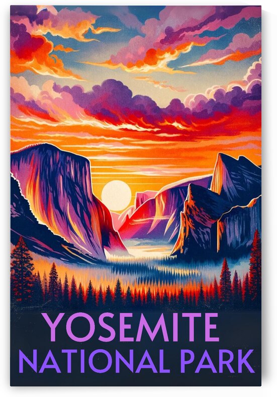 Yosemite National Park - Poster by Swiftly