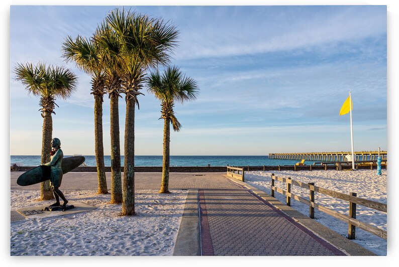 Paved Walkway To Pensacola Beach by Jennifer White