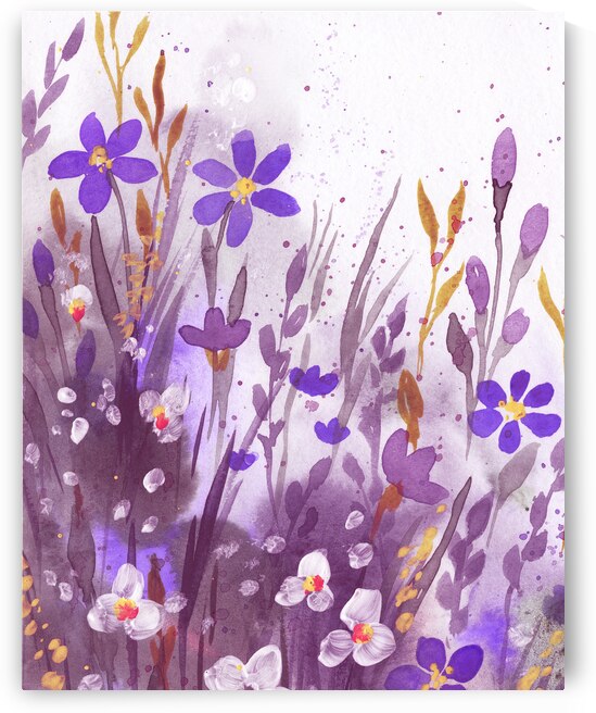Abstract Flowers Watermedium 309 by Irina Sztukowski