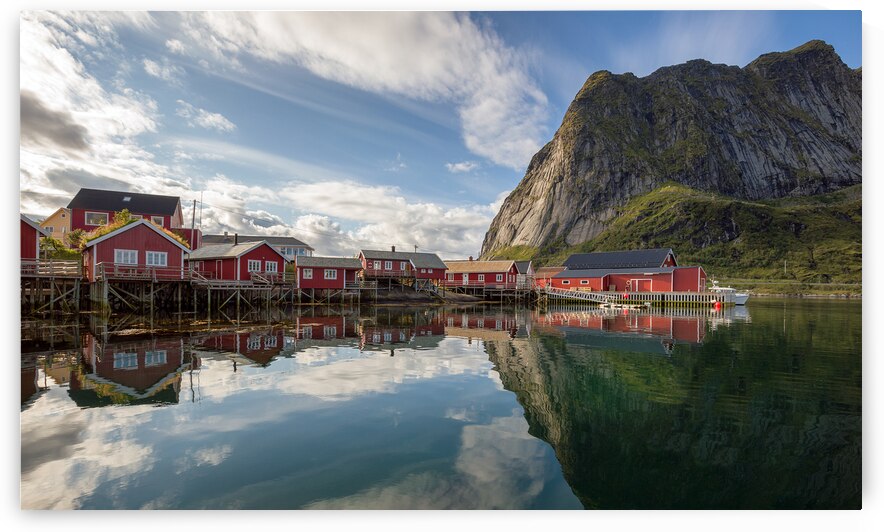 Morning in Reine by Eirik Sorstrommen