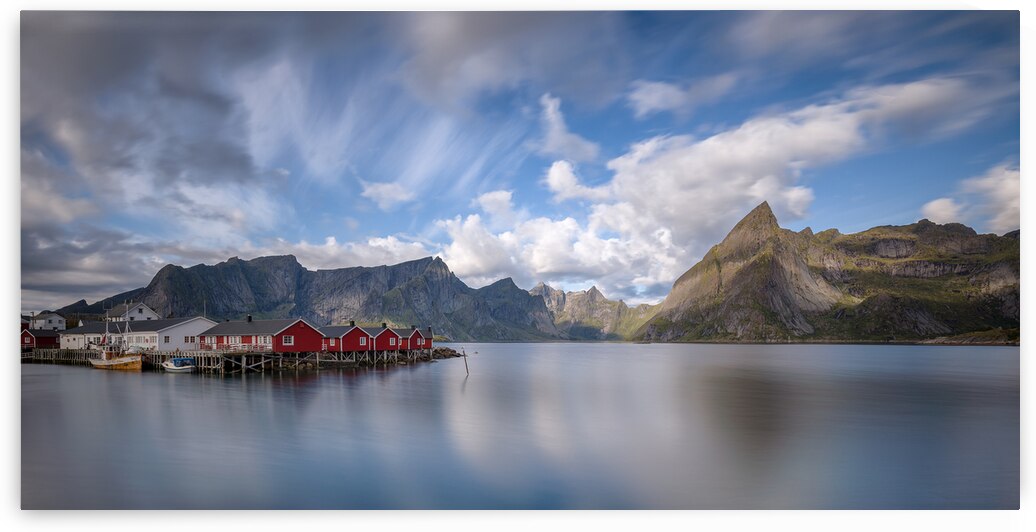 Calm Seas in Lofoten by Eirik Sorstrommen