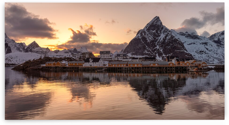 Calm Waters in Lofoten by Eirik Sorstrommen