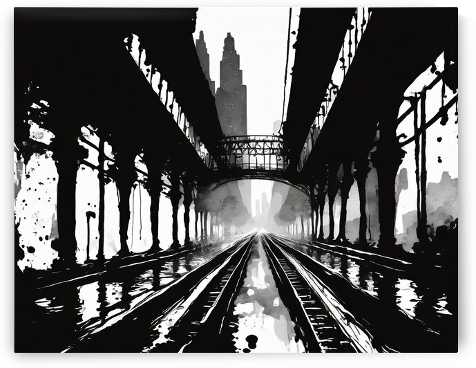 A subway to NYC by The Art Rack