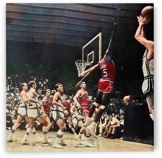 1968  Duke Basketball Art by Row One Brand