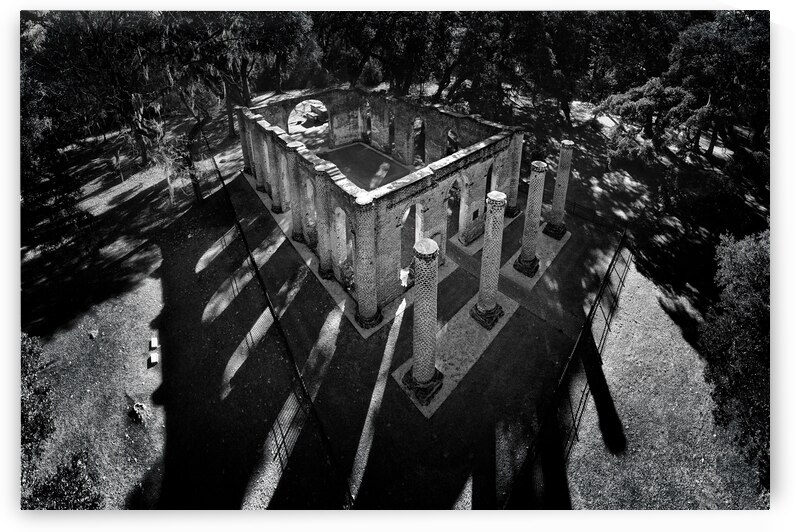 The Old Sheldon Church Ruins by Rick Berk