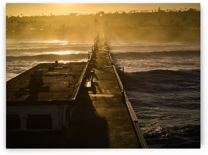 Battered Ocean Beach Pier at Sunrise by Ryan Cameron