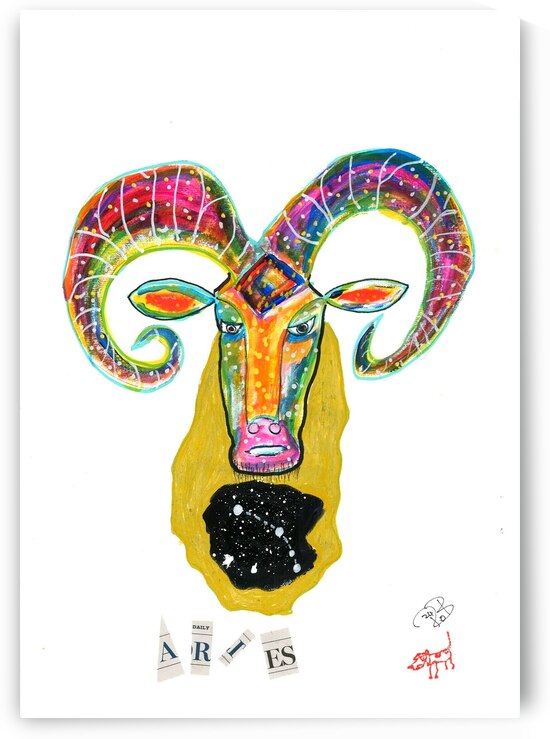 Aries - The Ram Original Art by Robert Burton