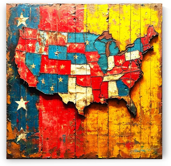 Patriotic USA by SykArt Designs