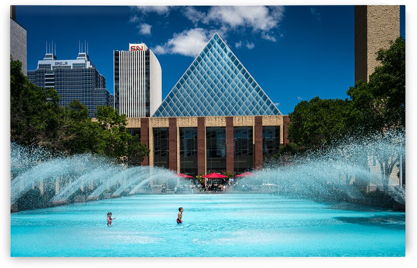 Summer Splash Downtown Edmonton by Darcy Michaelchuk