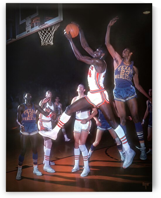 Elvin Hayes Houston Basketball Art by Row One Brand