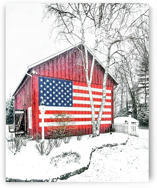 G11 All American Barn in Winter by Kevin Savage