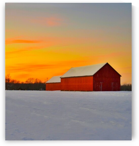G15 Sunset on Horton Farm by Kevin Savage