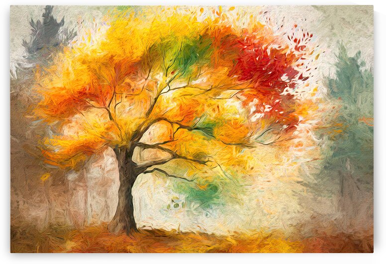 Autumn scene - GIA2401-0140-OIL by JordiCarrio