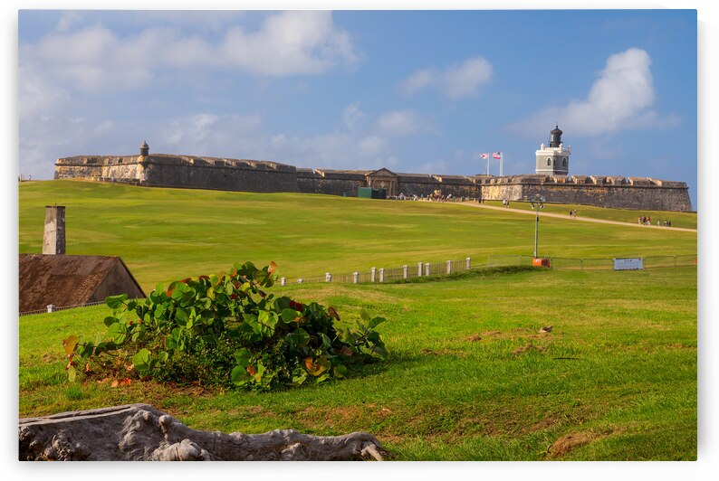 Castillo San Felipe del Morro in Old San Juan by Bo Insogna