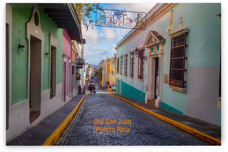Vibrant Essence of Old San Juan Puerto Rico Poster by Bo Insogna