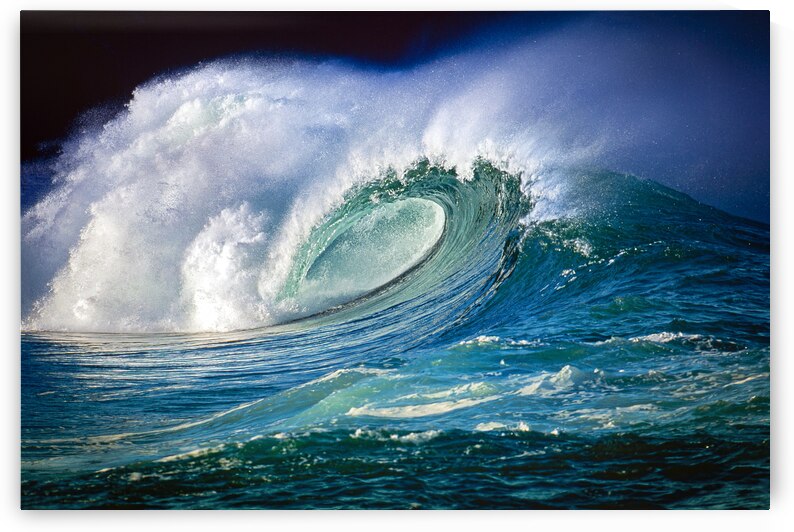 The awe-inspiring beauty of the Waimea shorebreak. by Lauren Pritchett Photography